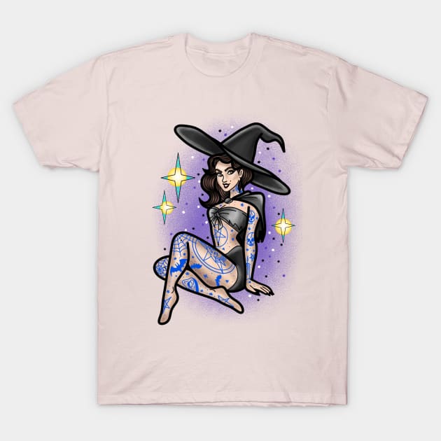 Cute Witch T-Shirt by Jahaziel Sandoval